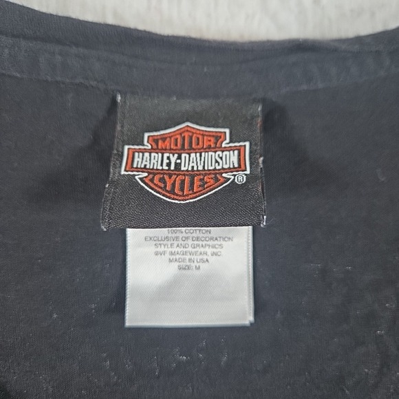 HARLEY DAVIDSON T-Shirt Scott Jacobs Limited Edition Graphics Women's Medium - Picture 3 of 8